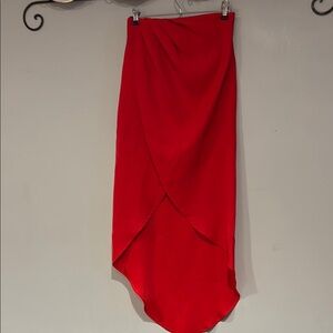 Super down XS Elegant Red Women's Skirt